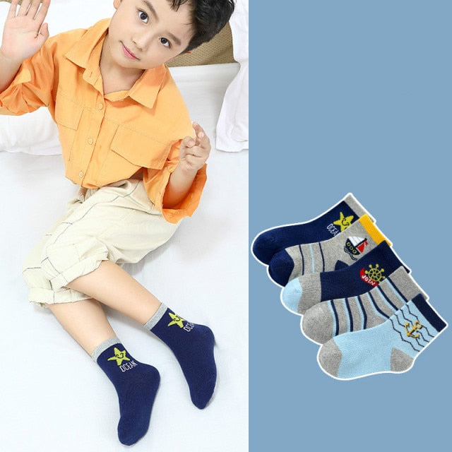 Detské vzdušné ponožky 5 párov