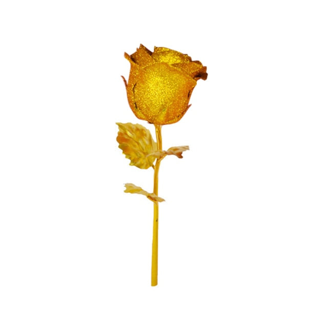 Zlatá umelá ruža