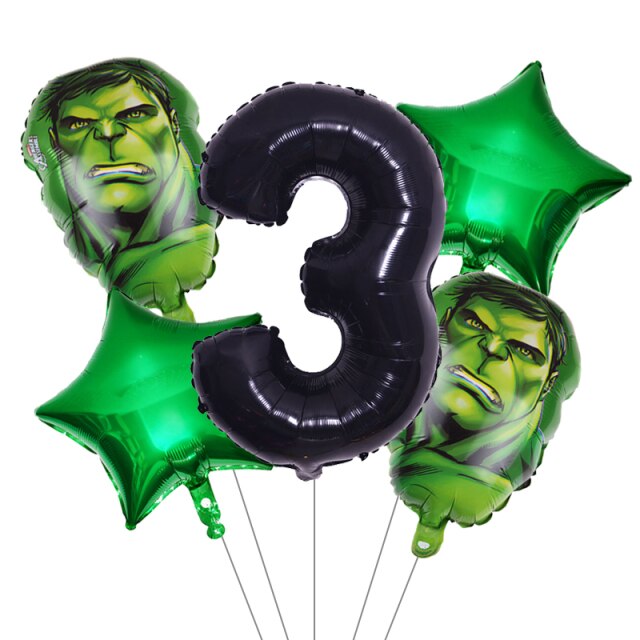 Sada narodeninových balónov Hulk a Iron man