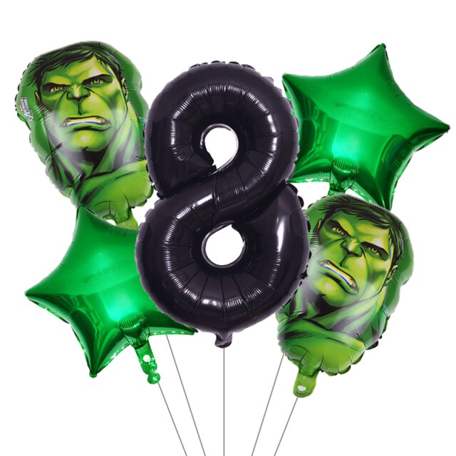 Sada narodeninových balónov Hulk a Iron man