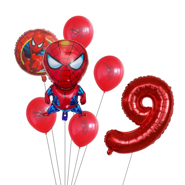 Sada balónov so Spidermanom
