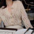 Dámsky elegantný biely sveter