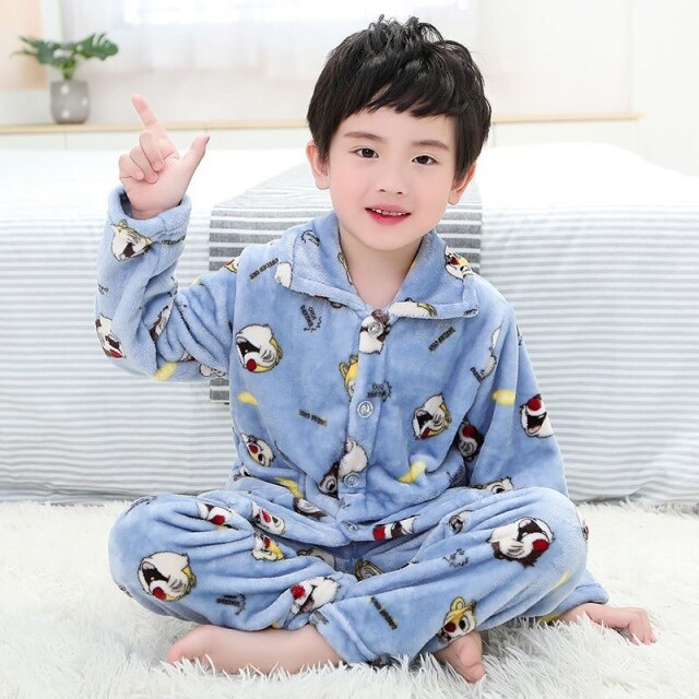Hrubé detské pyžamo