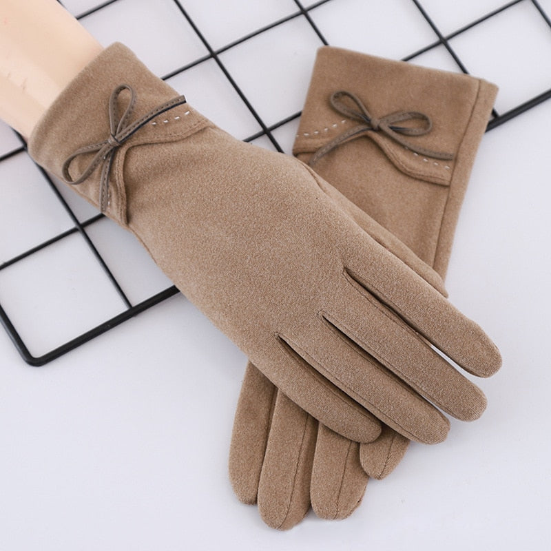 Dámske elegantné touch screen rukavice