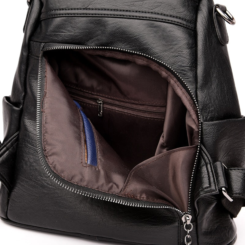 Dámska kožená kabelka a batoh v jednom (Výpredaj)