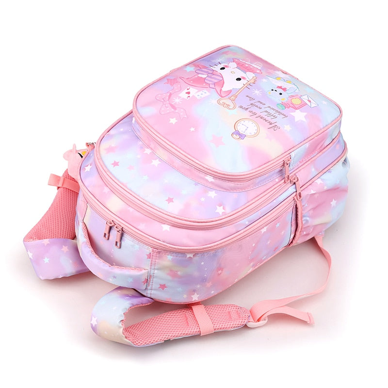 Dievčenský ružový batoh do školy