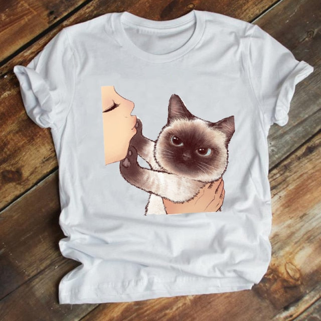 Dámske tričko pre milovníčku mačiek