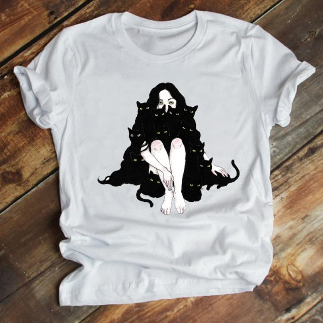 Dámske tričko pre milovníčku mačiek