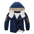 Detská hrubá zimná bunda s kapucňou