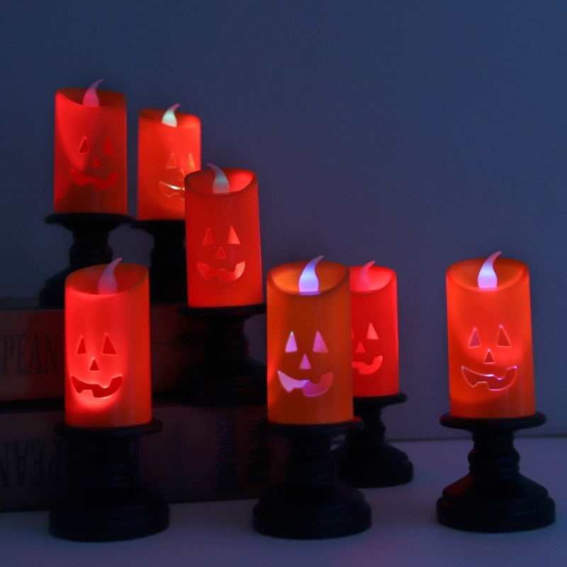 LED sviečky na Halloween