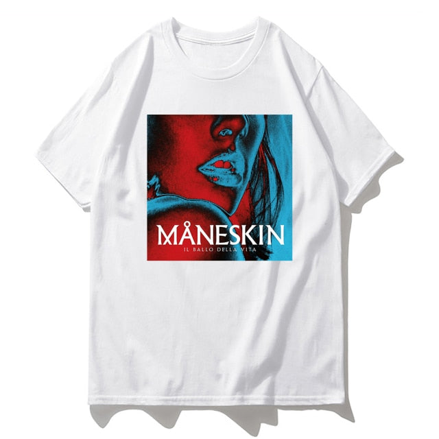 Dámske tričko s Maneskin potlačou
