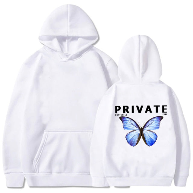 Dámska mikina Private butterfly (Výpredaj)
