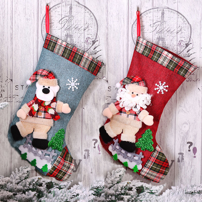 Dekoratívna vianočná ponožka