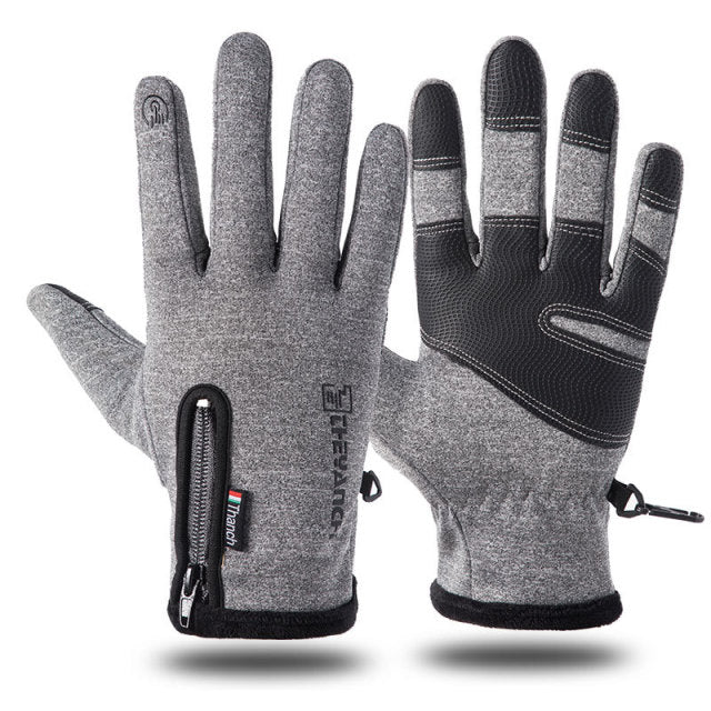 Tenké zimné športové rukavice