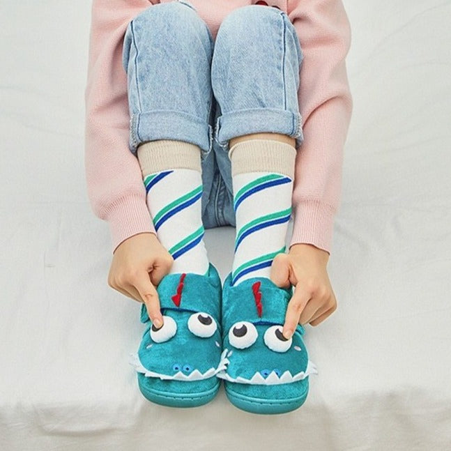 Detské zimné papuče na doma