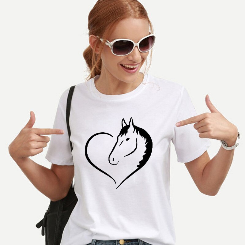 Dámske tričko pre milovníčku koňov