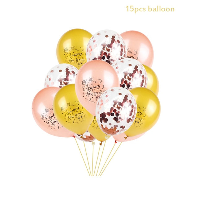 Silvestrovské balóny na párty