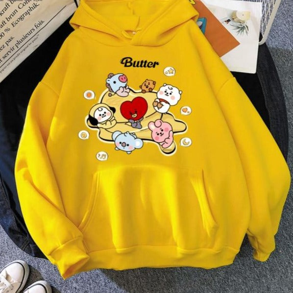 Mikina s potlačou BTS Butter (Výpredaj)