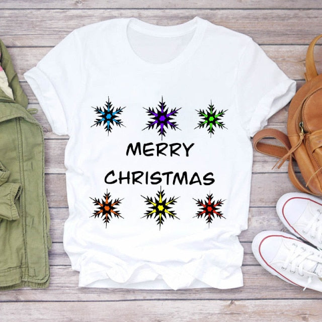 Dámske tričko s vianočným obrázkom