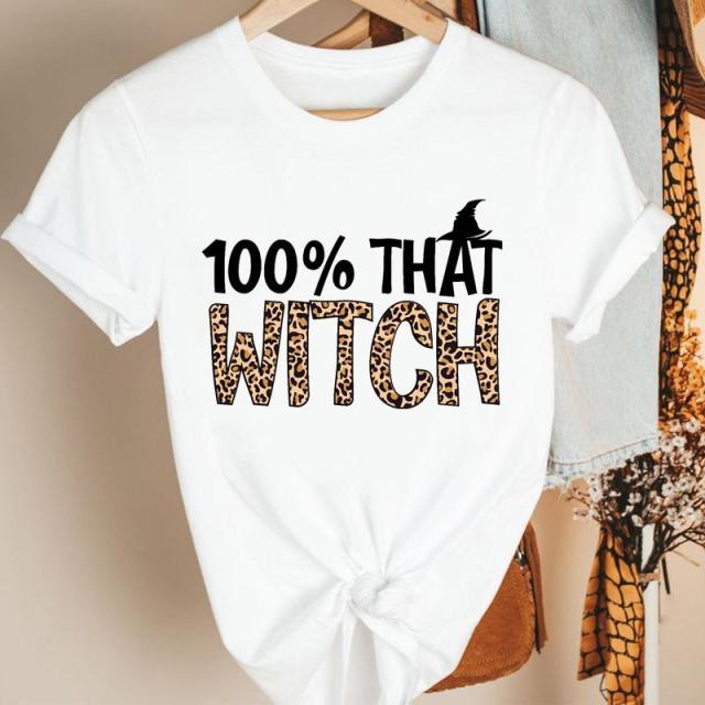 Dámske tričko s Halloweenskou potlačou