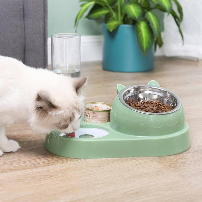 Miska pre mačku s dávkovačom na vodu