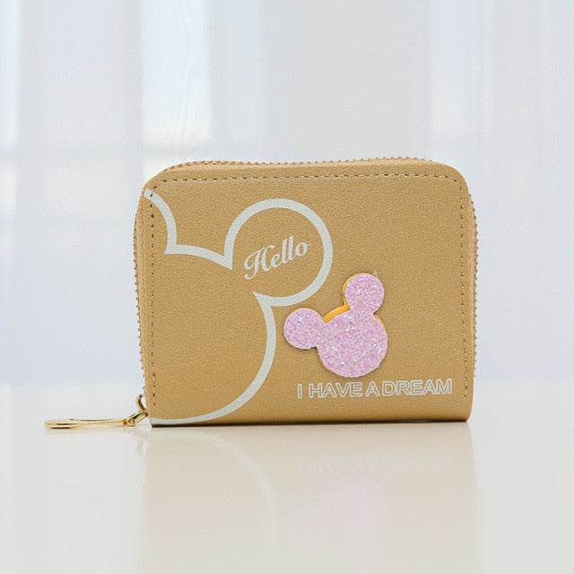 Dámska peňaženka s obrysom Mickey Mouse