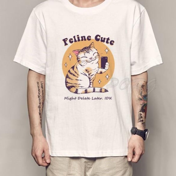 Pánske tričko s mačkou Catana