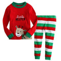 Dvojdielne detské pyžamo s vianočnou potlačou