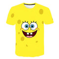 Detské tričko s potlačou SpongeBob v šortkách