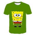 Detské tričko s potlačou SpongeBob v šortkách