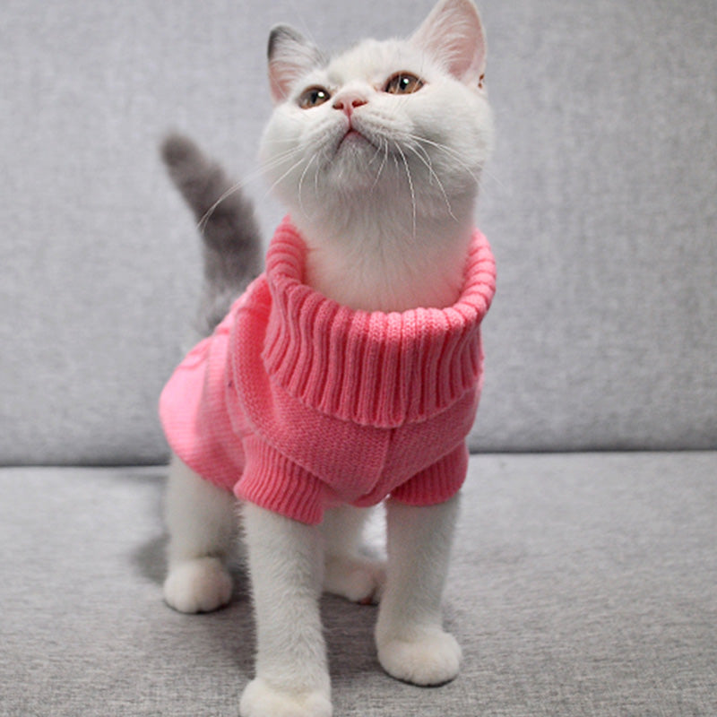 Pletený sveter pre psa alebo mačku