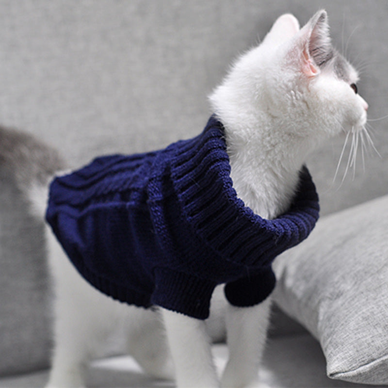 Pletený sveter pre psa alebo mačku