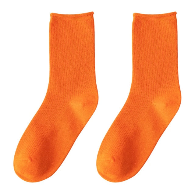 Dámske farebné ponožky