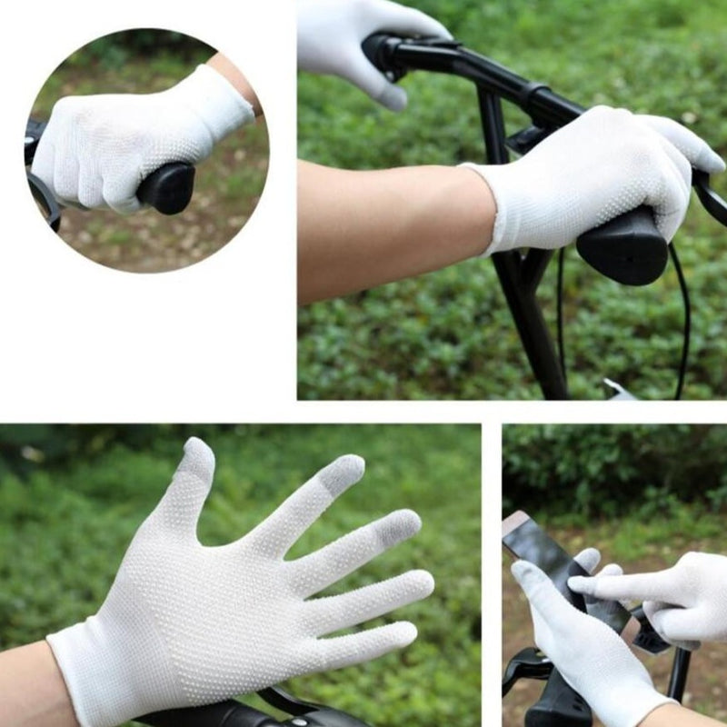 Letné dotykové cyklistické rukavice