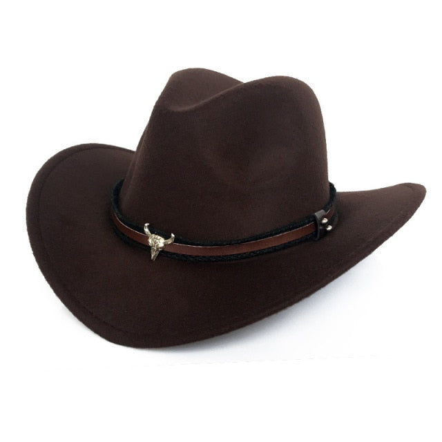 Pánsky jesenný kovbojský klobúk