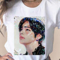 Dámske tričko s potlačou Jin a Suga (Výpredaj)