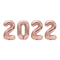 Balónové čísla 2022 na Silvestra