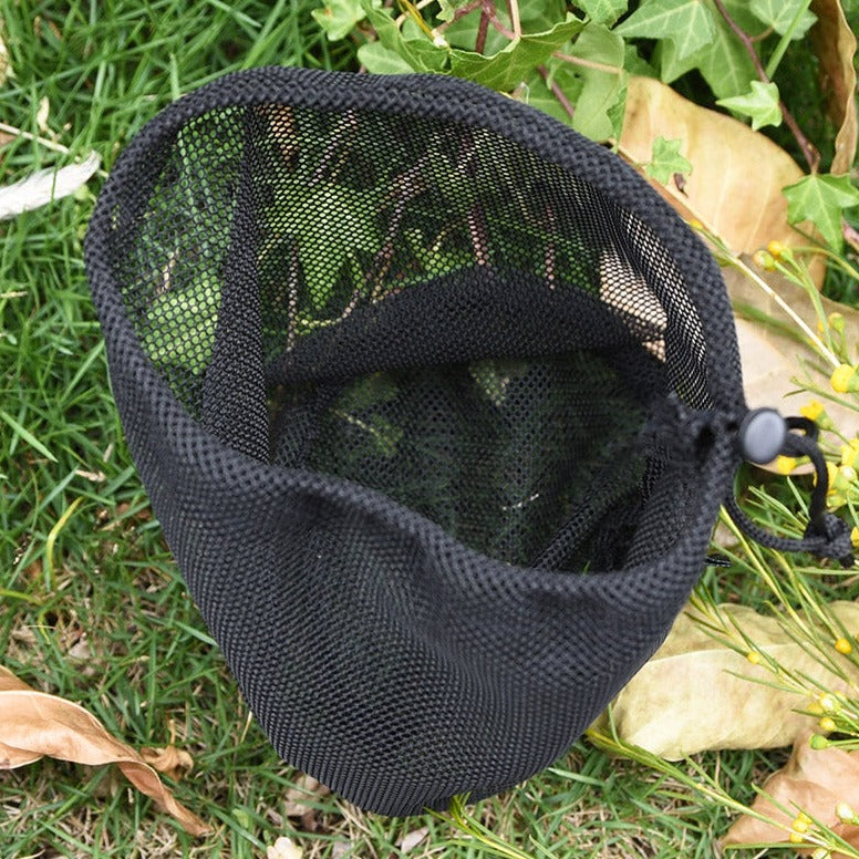 Záhradné nylonové vrecko so šnúrkou