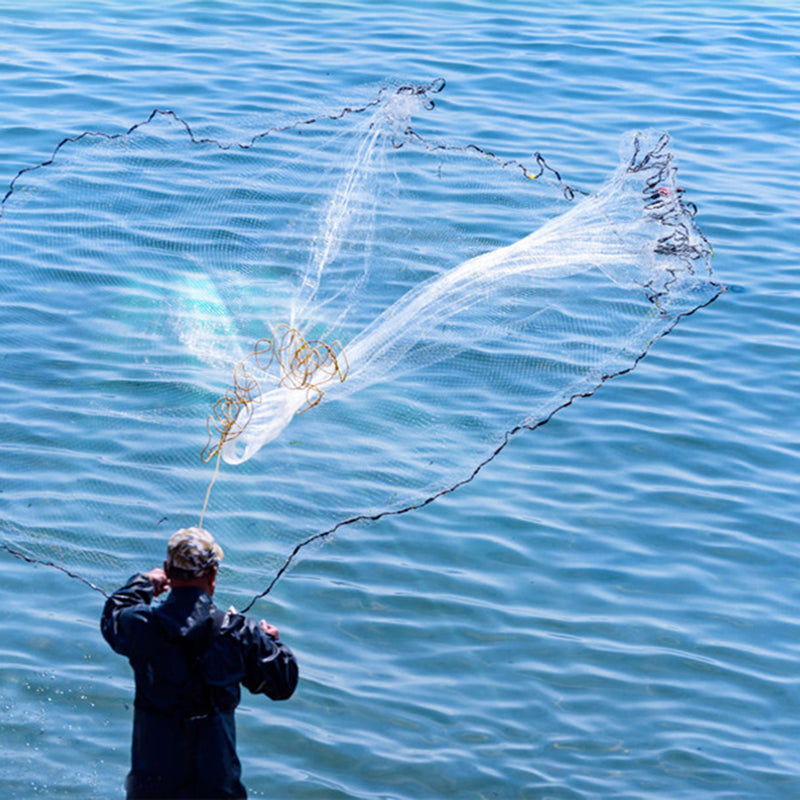 Rybárska prenosná skladacia sieť