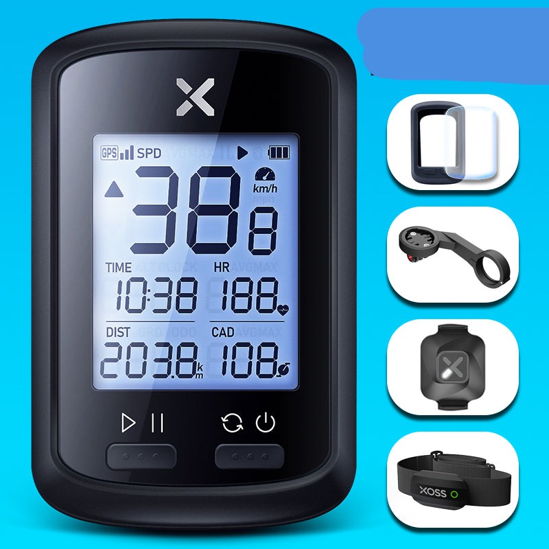 Cyklistický tachometer XOSS G plus G