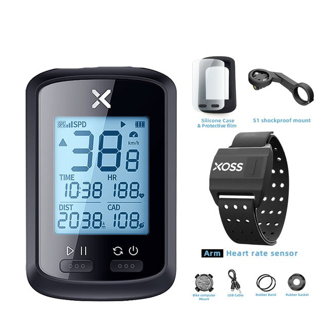 Cyklistický tachometer XOSS G plus G