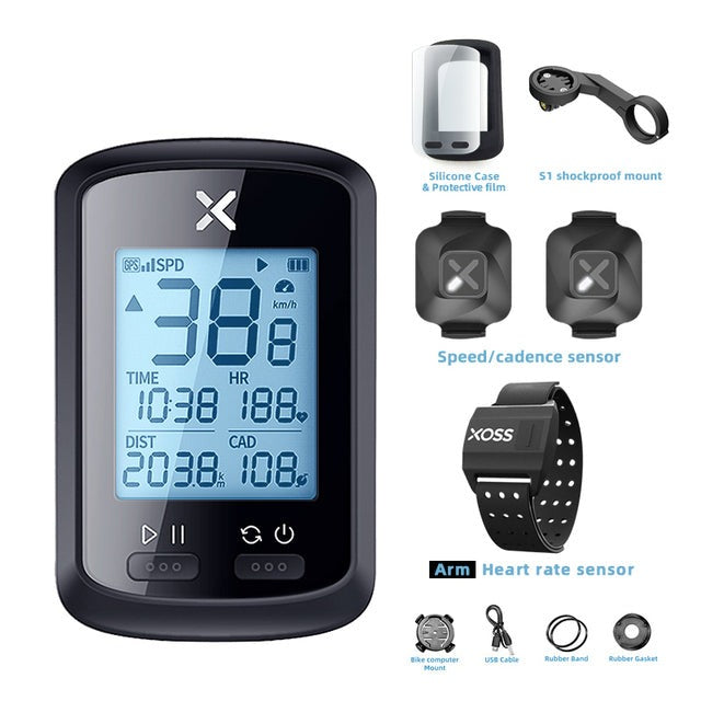 Cyklistický tachometer XOSS G plus G