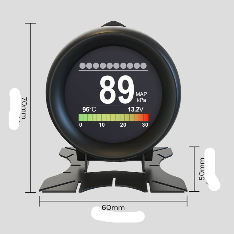 Inteligentný digitálny multifunkčný alarm do auta