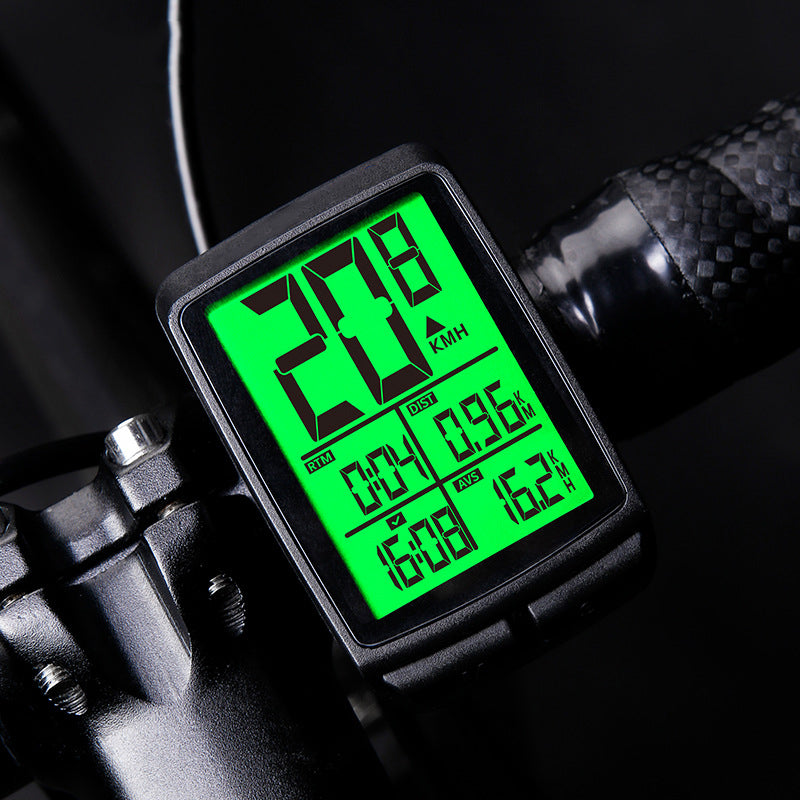 Bezdrôtový tachometer na bicykel