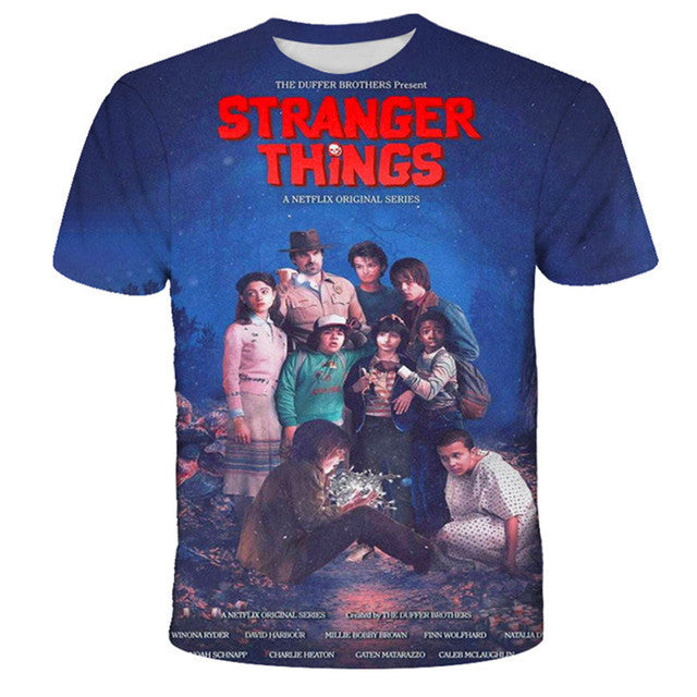 Detské tričko s krátkym rukávom Stranger Things