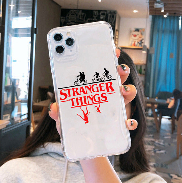 Silikónové pruzdro Stranger Things pre Iphone 13 12 11 Pro Max 7 8 Plus X XS XR XS MAX SE 20