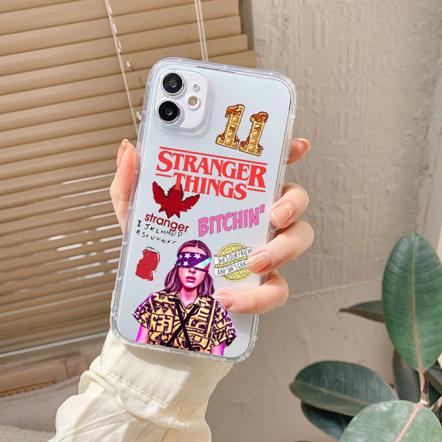 Puzdro na telefón Stranger Things pre iPhone 8 7 6 6S Plus SE2 1311 XR X XS MAX