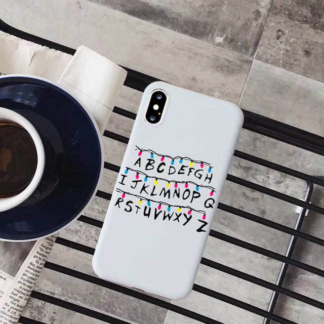 Mäkký obal Stranger Things pre iphone 7 8 Plus X XS XR XS 11 12 Pro MAX