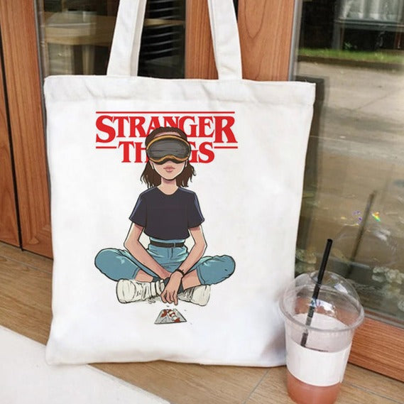 Plátená nákupná taška Stranger Things