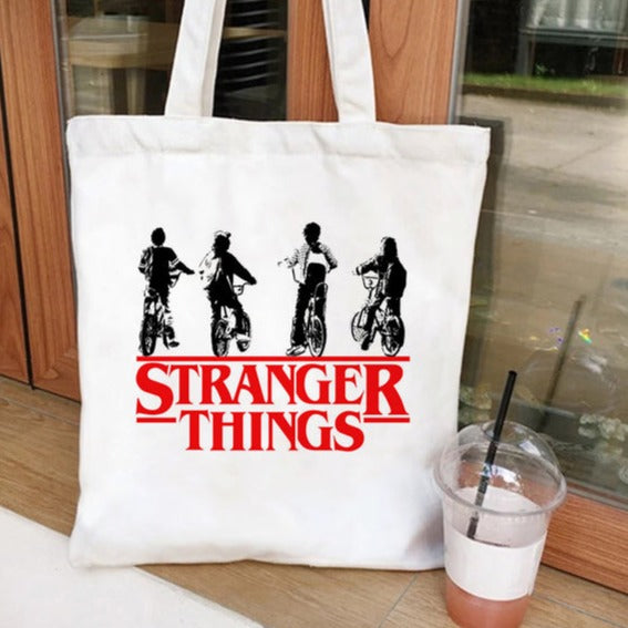 Plátená nákupná taška Stranger Things